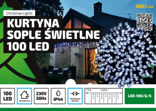 Svetelná clona Ok 51 - 100 svetiel